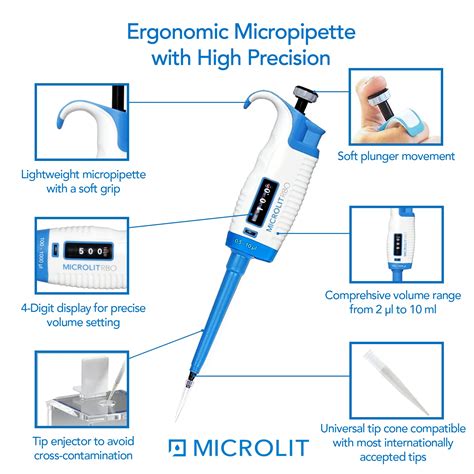 Mua Microlit Single Channel Pipettes With Adjustable Volume Accurate