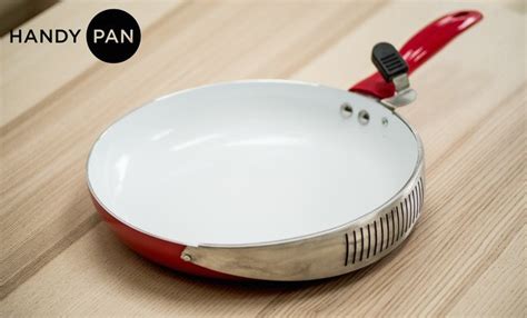 Meet Handy Pan Frying Pan And Straining Pan In One