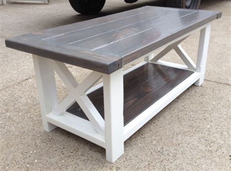 What we needed was something wooden and sturdy to diy coffee table makeover: Ana White | Rustic X Coffee Table - DIY Projects