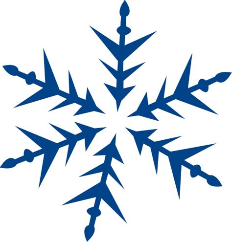 Blue Snowflakes Clipart Free Download On Clipartmag