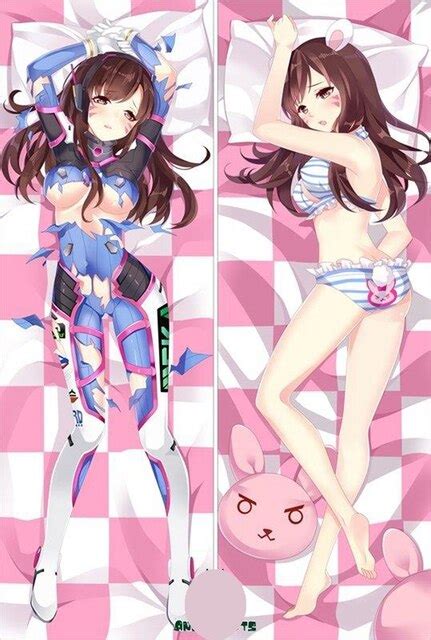 Anime Hugging Bady Pillow Case 15050cm Overwatch Dva Song Hana Sm1779