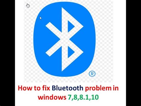 An outdated or incompatible driver is one of the most common causes of bluetooth connection problems. How to fix Bluetooth problem in windows 7,8,8.1,10 > BENISNOUS