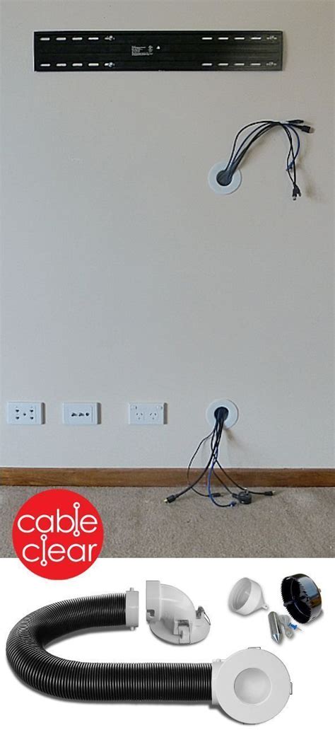 Hide Tv Cables Inside The Wall Quickly And Easily Hide Tv Cables