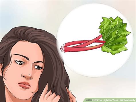 Brush your hair the way you would typically style it or let it fall and part naturally. 3 Ways to Lighten Your Hair Naturally - wikiHow