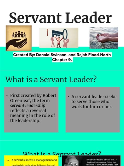 Servant Leader Pdf Servant Leadership Leadership