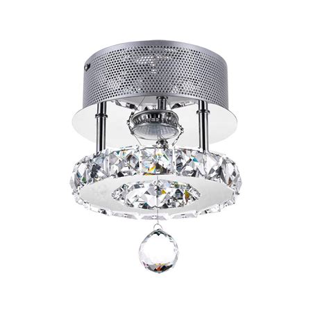 Lighting is one of the most important design elements in a home. CWI Lighting Ring 1-Watt Chrome Integrated LED Ceiling ...