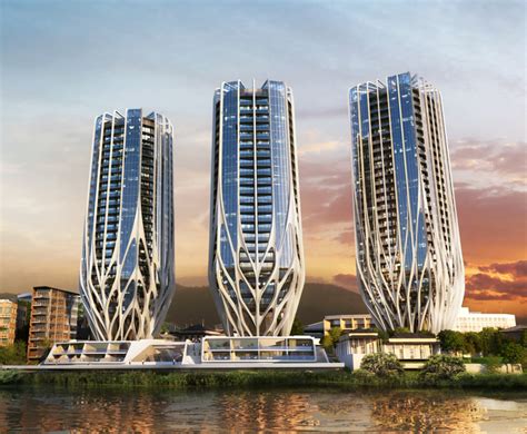 Zaha Hadid Architects Unveil Trio Of Blossoming Residential Towers On