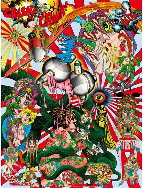 art press release japanese pop art keiichi tanaami psychedelic art