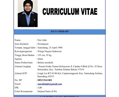 Surat Lamaran Kerja Bentuk Word » Daily Blog Networks