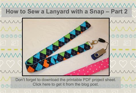 You can find videos on making a 4 one can purchase supplies to make a plastic lanyard online through sites such as lanyardstore. How to Sew a Lanyard - Part 2 - With a Snap (With images) | Sewing, Sewing for beginners, Easy ...