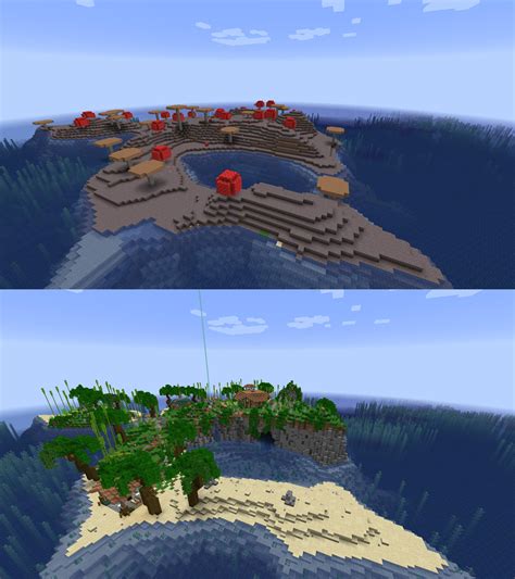 Mushroom Island Transformation By Me In 100 Survival Rminecraft