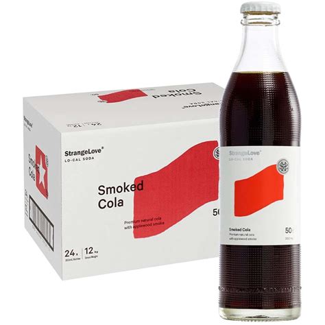Strangelove Smoked Cola Lo Cal Soda 300ml Bottles 6x4 Pack Woolworths