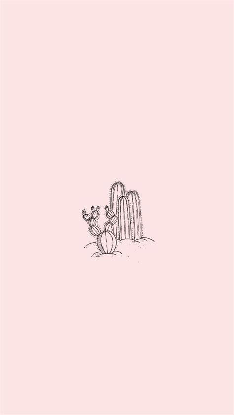 I like my baby cactus. prickly cactus minimalist classy tumblr wallpaper | Fondos ...