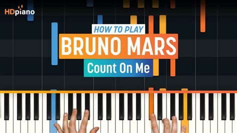 How To Play Count On Me By Bruno Mars Hdpiano Part 1 Piano