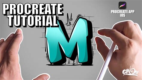 Maybe you would like to learn more about one of these? Letter M using Procreate app ️ Step by step Graffiti ...