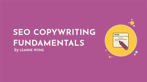 seo copywriting fundamentals leanne wong and co