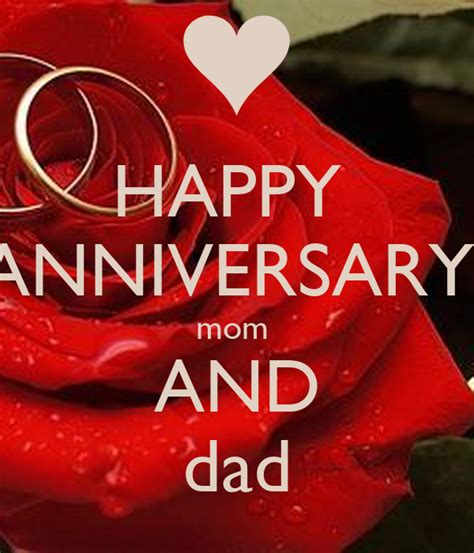 Happy Anniversary Mom And Dad Poster Nil Keep Calm O Matic