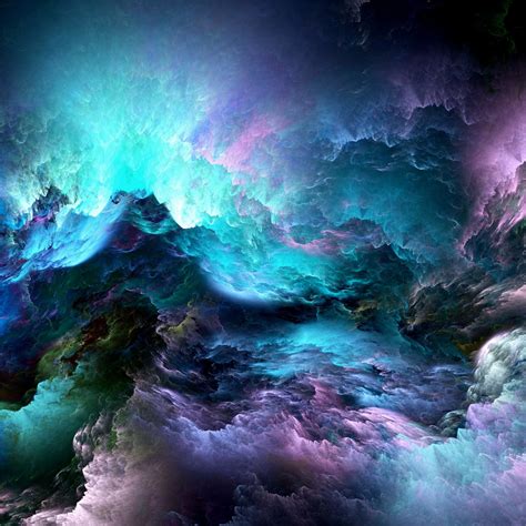 Glowing Clouds Abstract 5k Ipad Air Wallpapers Free Download