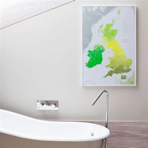The Future Mapping Company Magnetic British Isles V Wall Map X