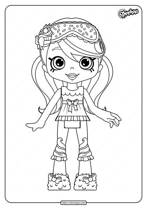 Producing halloween coloring pages can be the suitable vacation activity for you as well as the youngsters! Printable Shopkins Jessicake Coloring Pages