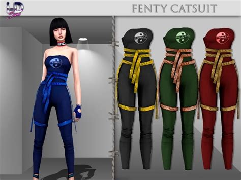I D Sims Fenty Catsuit The Sims 4 Download Simsdomination Sims