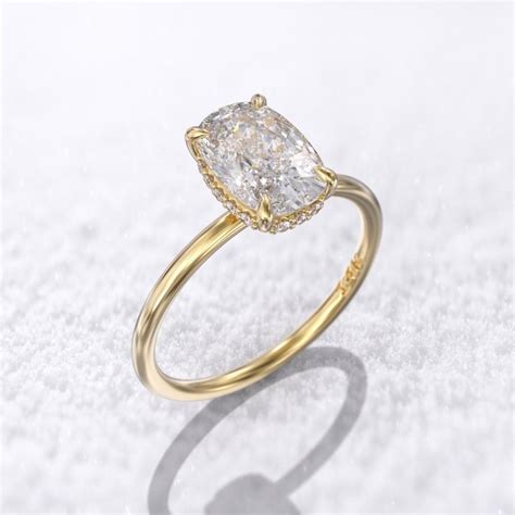 Payment Plan Elongated Cushion Cut Engagement Ring 1 5 Carat