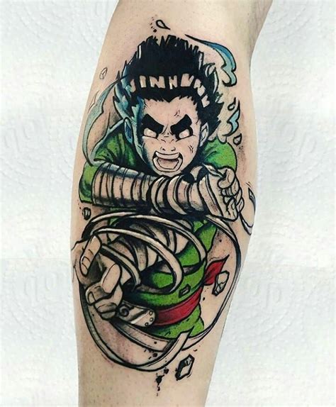 I Love This Picture Rock Lee Tattoo Who Is Artist Follow Me And Tag Your Otaku Friends
