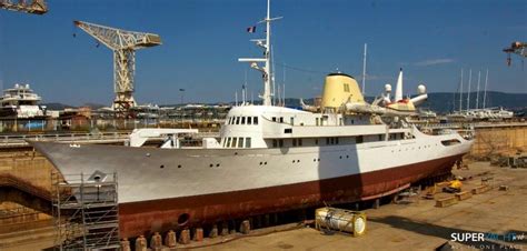 With this biography, explore information about his life, career, profile and timeline. Aristotle Onassis' famed yacht Christina O in drydock ...