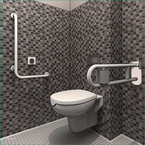 Un bagno piccolo in camera con il minimo indispensabile. Blocchi Cad Bagno Disabili E Sanitari sospesi Dwg Grazioso ...