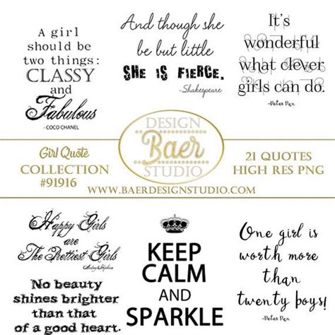 Inspirational Quotes About Girls Clip Art Quotes Girl Quotes Girl