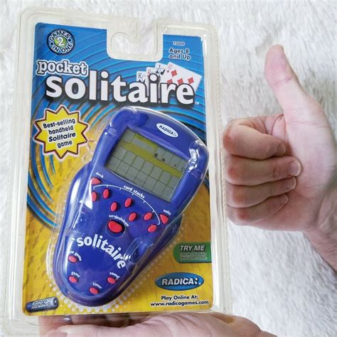 Radica Pocket Solitaire 2001 Electronic Game 72009 New In Etsy