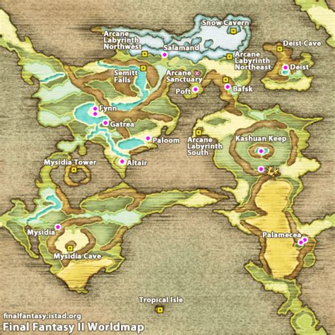 Final Fantasy 1 World Map