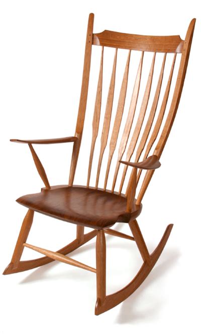 Windsor Style Rocking Chair By Peter Galbert Woodworking Furniture