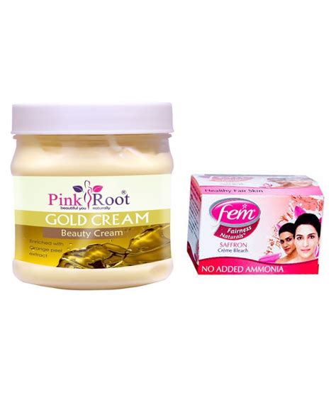 Pink Root Gold Cream Gm With Fem Diamond Bleach Day Cream Gm Pack