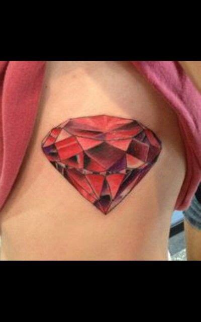 Red Diamond Diamond Tattoos Diamond Tattoo Designs Ruby Tattoo