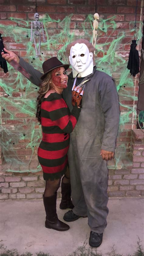 Mrs Krueger And Mr Michael Myers Popular Halloween Costumes Cute