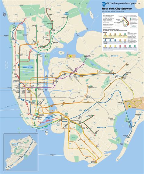 Mta Nyc Subway Map: Your Ultimate Guide For Navigating The City - World