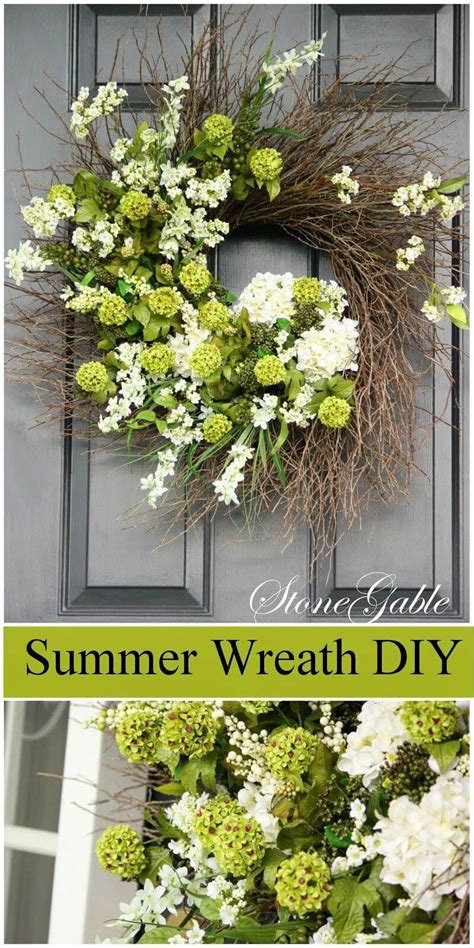 45 Lovely Summer Wreath Ideas To Bring Sunshine To Your Door Summer