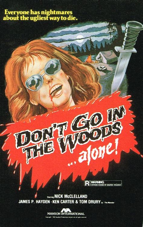 Don T Go In The Woods 1981 Classic Horror Movies Posters Sci Fi