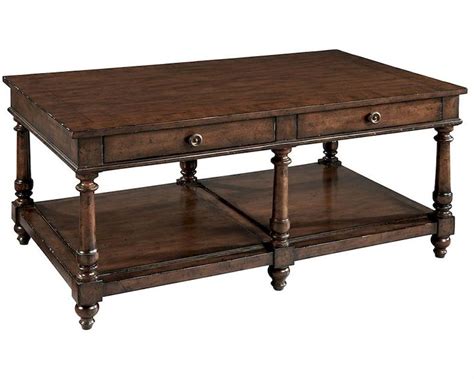 Hekman furniture bedford park gray oval mango coffee table 24912. Hekman B & B Coffee Table HE-27216