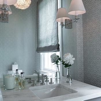 Coopcoopbware has uploaded 2329 photos to flickr. Silver Leaf Wallpaper - Contemporary - bathroom - Kohler