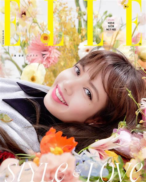 리사), is a thai rapper, singer. Lisa BLACKPINK Stars New Cover ELLE Korea February 2020 Issue