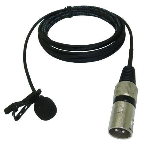 48v Phantom Power Microphone For Xlr Video Camera Mini Lavalier Lapel