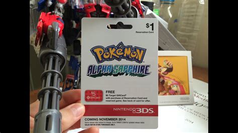 Chase® credit cards, sapphire preferred®, sapphire reserve® Pokémon Alpha Sapphire Target Reservation Card - YouTube