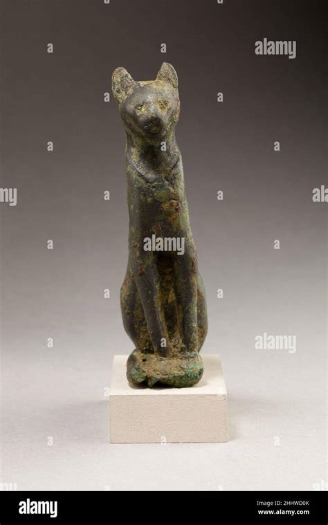 Statuette Of Cat 66430 Bc Late Periodptolemaic Period Bastet Was A