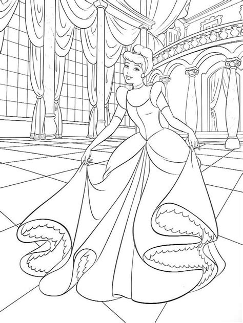 This page contains cinderella fairy godmother, carriage, castle, disney and glass slipper coloring pages printable for free download. 30 Free Printable Cinderella Coloring Pages