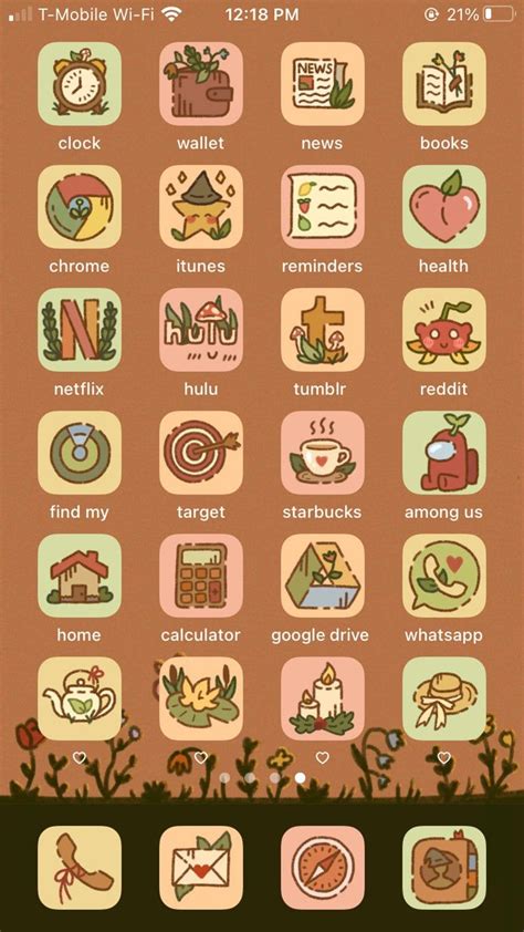 Android And Iphone Icons Cottage Core Aesthetic Pictures Icons Pack