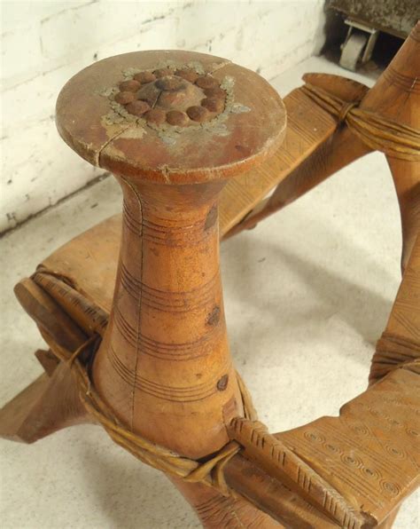 Ropes, passed through the nose ring and tied to the saddle of the camel in front. Vintage Camel Saddle at 1stdibs