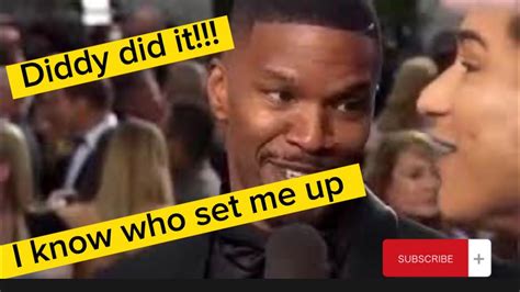 Jamie Foxx Sends Warning As Someone Is Behind Him Youtube
