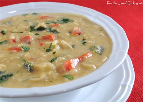 This cream of chicken soup recipe is very straight forward. Southwestern Cream of Chicken Soup | For the Love of Cooking